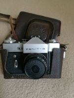 SLR Kamera Zenit-B mit Industar 50-2 3,5/50 Objektiv & Lederhülle Neustadt - Buntentor Vorschau