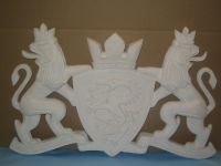 Gips Relief - Gips Druck, Wappen von Ingolstadt, 60 x 37 cm Bayern - Ernsgaden Vorschau