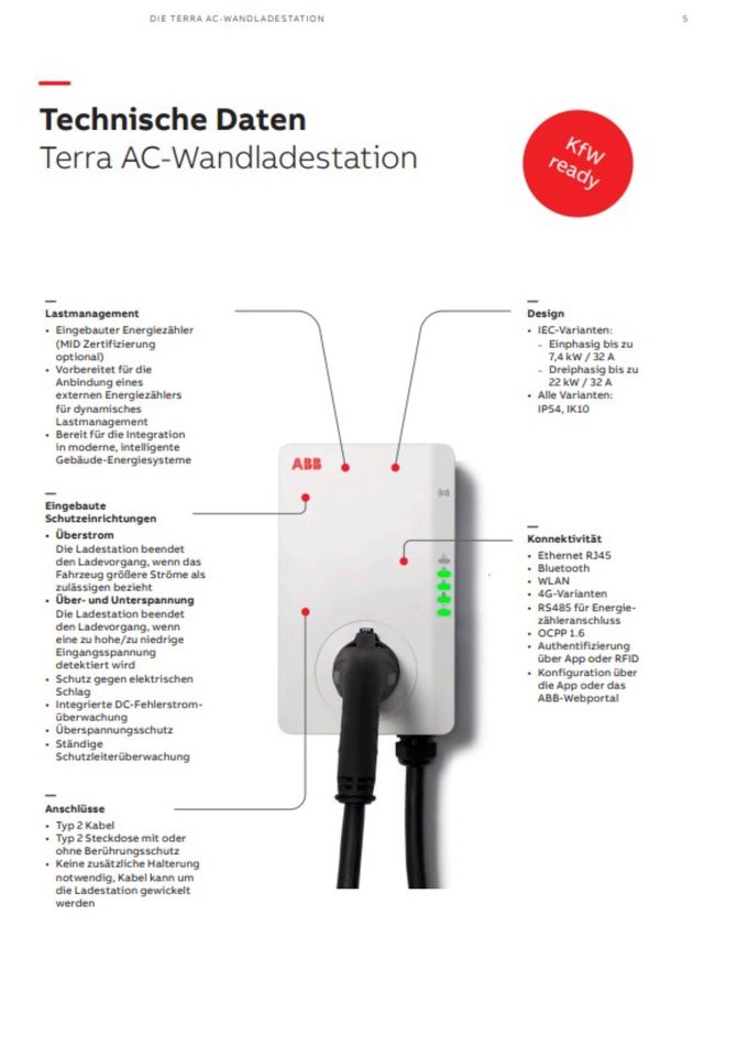 Wallbox ABB TAC-11KW (Mit 5m Kabel) in Markdorf