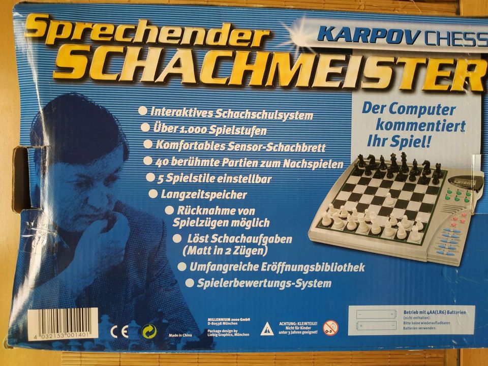 Sprechender Schachmeister in Berlin