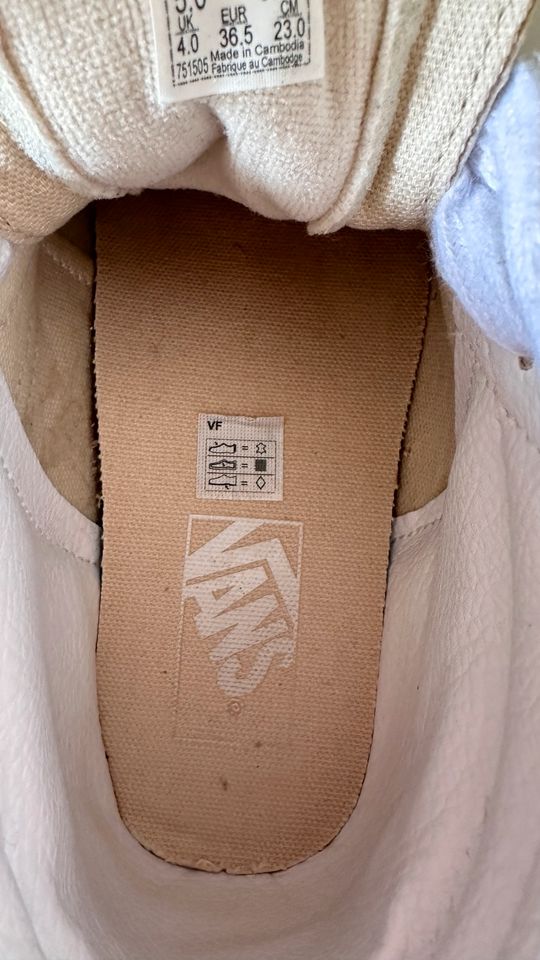 Vans Sneaker high top Beige Größe 37 in Bad Honnef