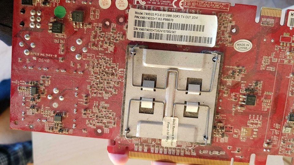 Nvidia Geforce 7900 GS Grafikkarte 512 MB * Ungetestet * in Oberstenfeld