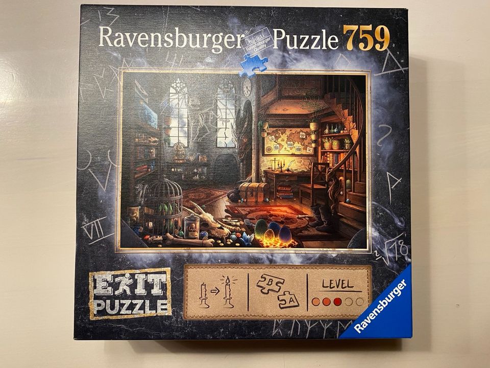 Exit Puzzle Ravensburger 759 Teile Drachenlabor in Viernheim