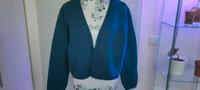 Handgestrickte Jacke, Gr. 36/38, dunkelblau Nordrhein-Westfalen - Marl Vorschau