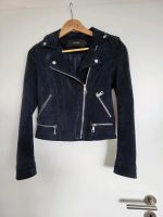 Dunkelblaue Wild Lederjacke Vero Moda Größe S Baden-Württemberg - Dornstadt Vorschau