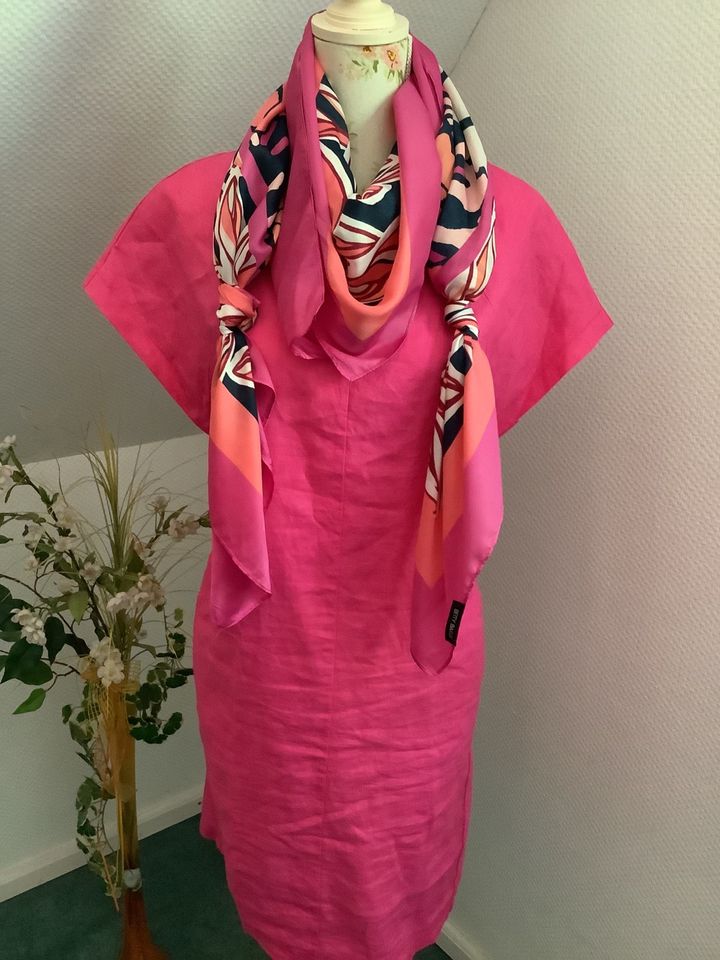 OUI Kleid, 100% Leinen, pink, Gr. 42 NEU! in Eichwalde