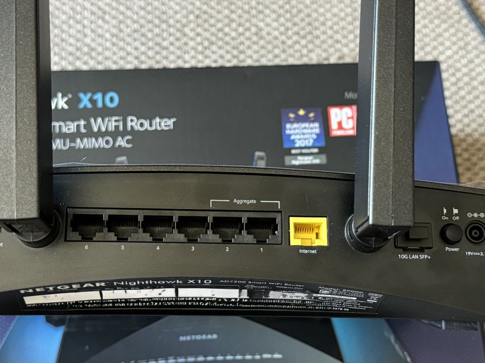 Router Netgear Nighthawk X 10 AD 7200 4K-Streaming, VR Gaming in Wittstock/Dosse