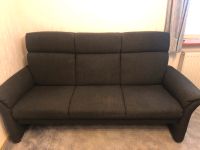3er Sofa/Couch Garnitur + Sessel grau/schwarz Niedersachsen - Bülstedt Vorschau