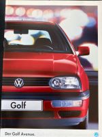 Prospekt VW Golf III Avenue von 09/1994 Nordrhein-Westfalen - Mettmann Vorschau