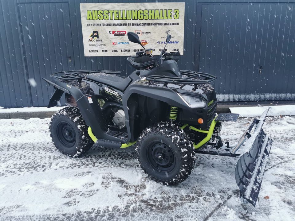 Aktion ATV Segway GS-N schwarz-grün inkl. Scheeschild in Aspach