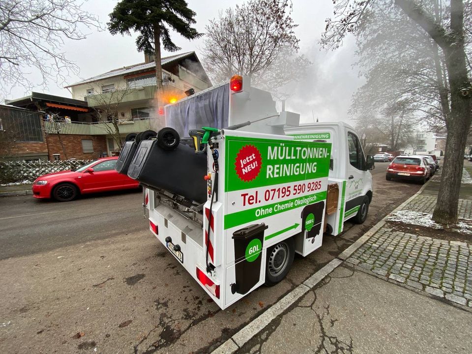 Mülltonnenreinigung Container Reinigung Tonnen Reinigung  Biotonne Reinigung in Leutenbach