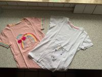 Set 2 T-Shirts weiß rosa Pferd 146 Nordrhein-Westfalen - Hilden Vorschau