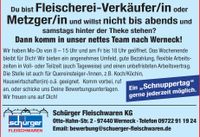 Fachverkäufer/-in (m/w/d) Metzgerei auch Quereinsteiger/in  VZ/TZ Bayern - Werneck Vorschau