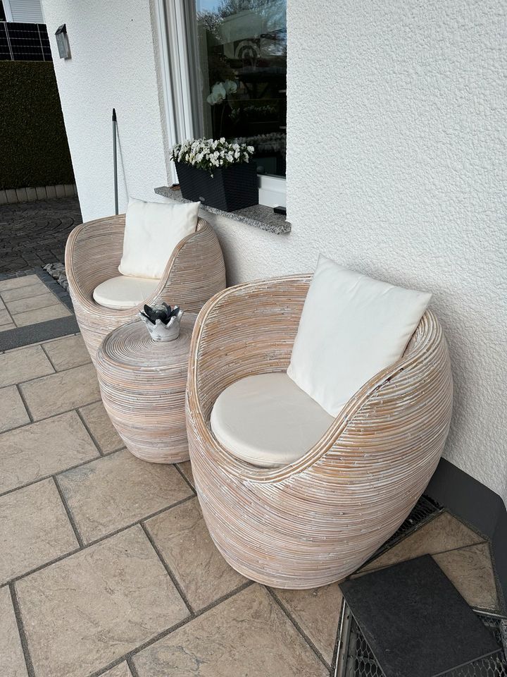 Garten Lounge 2 sitzer mit Tisch in Hachenburg