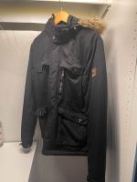 Schwarze C&A Winterjacke Parka Pelzkapuze Marburg - Wehrda Vorschau