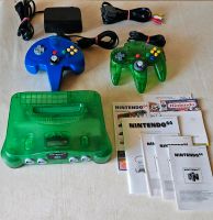 Nintendo N64 Jungle Green incl. 2 Controller + 3 Spiele Bayern - Bad Abbach Vorschau