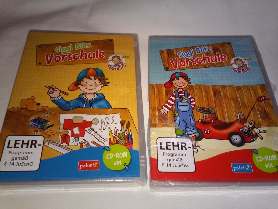 Neu!OVP! 2x Siggi Blitz - Vorschule - Lernprogramm CD ROM in Bad Segeberg