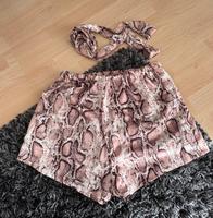 Shorts mit Schlangenmuster und Gürtel für den Sommer, kurze Hose Hessen - Volkmarsen Vorschau