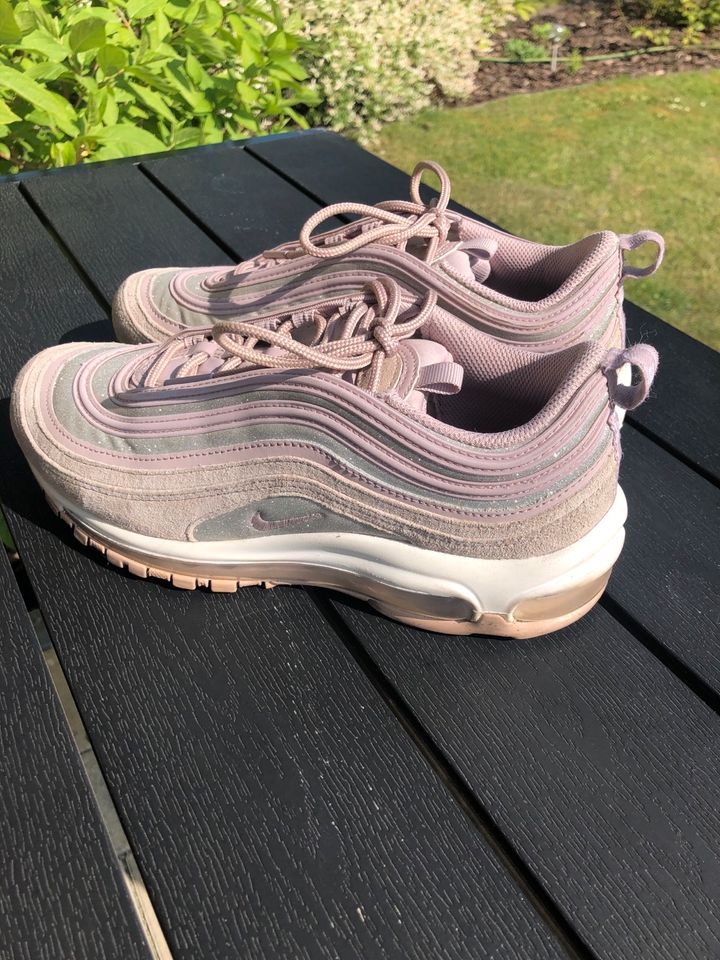 Nike Air Max 97, rosa Glitzer, Größe 39, US 8 in Zossen-Nächst Neuendorf