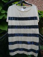 Longshirt Tunika H&M Pailletten glamour XS S blau Niedersachsen - Isernhagen Vorschau
