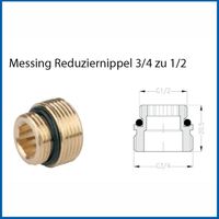 Messing Fittings 10 Stück Reduziernippel 3/4" zu 1/2" Berlin - Neukölln Vorschau