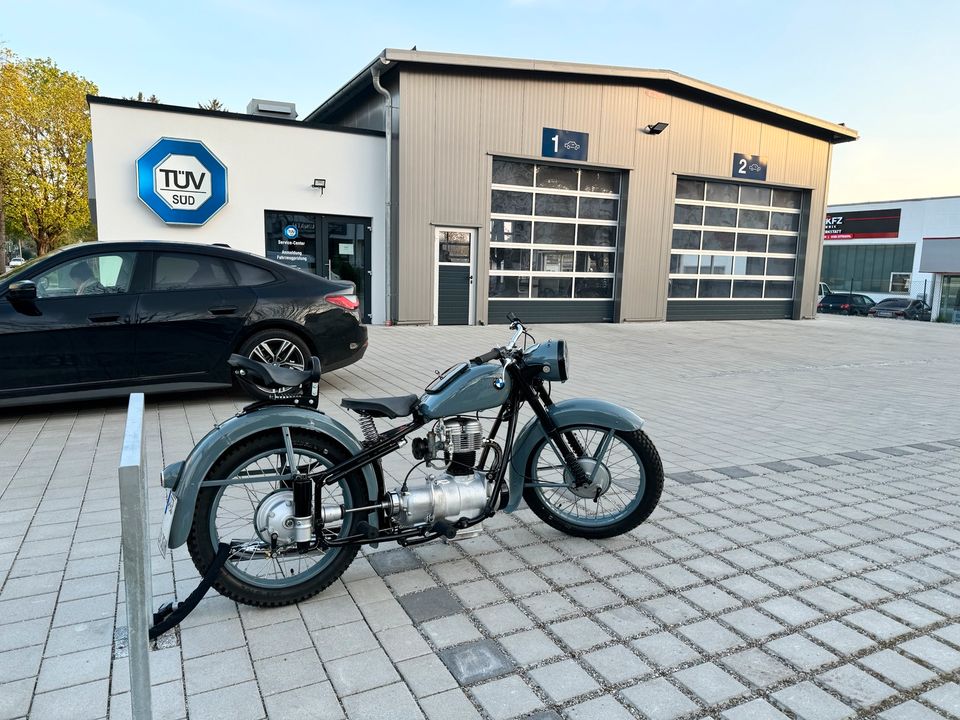 BMW R25 1951 kompletter Neuaufbau mit 12 V Vape Lima in Gröbenzell