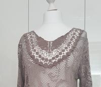 Tunika aus Webspitze, one size, Farbe: braun, neu Wandsbek - Hamburg Eilbek Vorschau