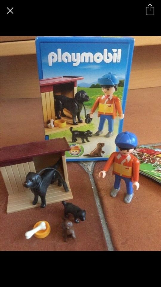 Playmobil Hund Hofhund mit Welpen  (5125) in Dinslaken