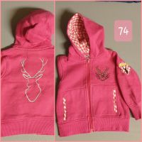 Jacke, Sweatshirt-mäßig, pink,  Größe 74, weich gefüttert Nordrhein-Westfalen - Neunkirchen-Seelscheid Vorschau