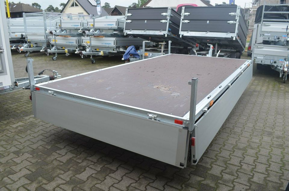 PKW Anhänger NEU 3500 Kg Hochlader 4100x2100x350 mm Humbaur HT in Bielefeld