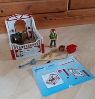 Playmobil 5108 Shire Horse mit Pferdebox Nordfriesland - Niebüll Vorschau