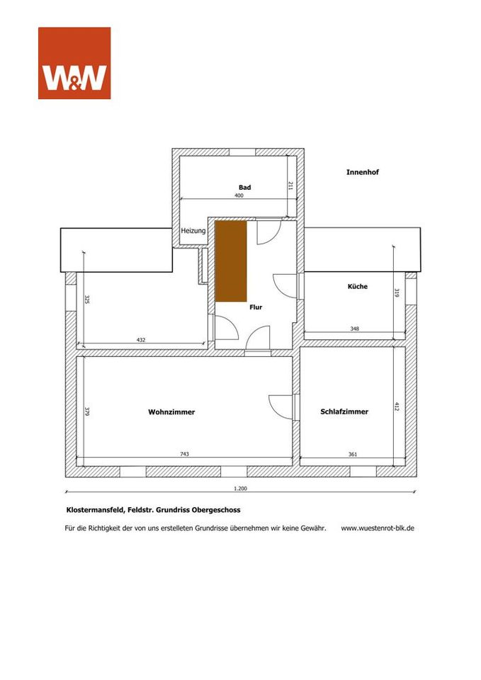 vermietetes Zweifamilienhaus mit Garten, Garage und Stellplatz in Klostermansfeld