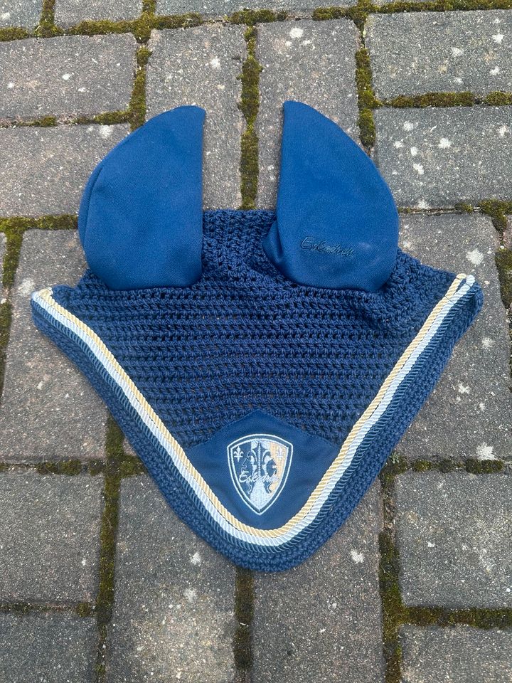 Eskadron Flower Deepblue Set Dressur Warmblut M L Full in Kranichfeld