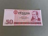 Alter Geldschein DDR  50 Mark 1971 ZD  Ersatznote Sachsen - Schneeberg Vorschau