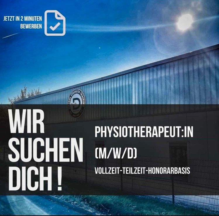 Physiotherapeut/in Job bei Plus D Sports (neue Praxisräume) in Solingen