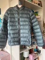 C&A Daunen Winter Jacke blau/grau 42 warm mit Kapuze Nordrhein-Westfalen - Uedem Vorschau