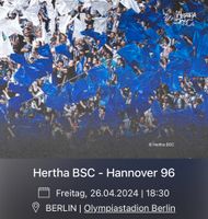 2 Tickets Hertha BSC gegen Hannover 96 Mitte - Wedding Vorschau