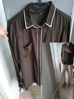 Amisu | Bluse Hemd |weiße Details Besätze|khaki grün| S Nordrhein-Westfalen - Mülheim (Ruhr) Vorschau