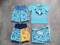 Set Outfit Shorts T-Shirt Größe 92 98 Handmade kurze Pumphose Saarland - Riegelsberg Vorschau