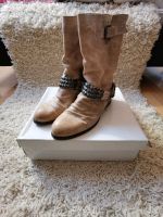 Coole beige Cowboy Boots in Größe 40 von Catwalk, echtes Leder Bayern - Lichtenau Mittelfr Vorschau