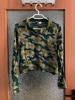 H&M C&A Bershka New Yorker Hemd Crop Bluse Armee grün S 36 neu Nordrhein-Westfalen - Kleve Vorschau