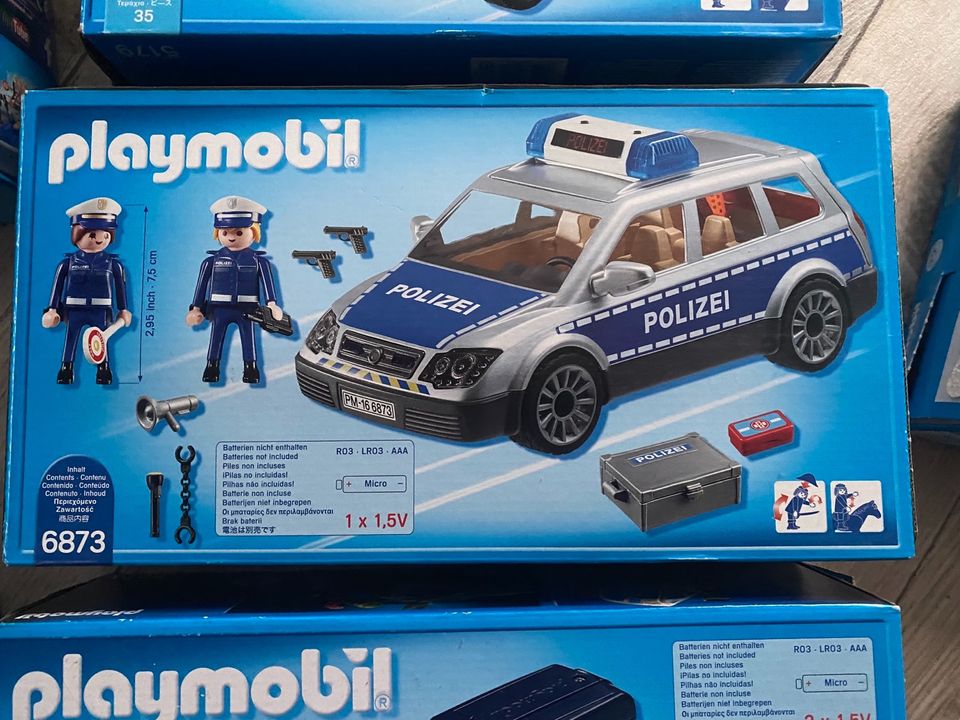 Playmobil City Action Polizei 6873, 6879, 5916 in Rosbach (v d Höhe)