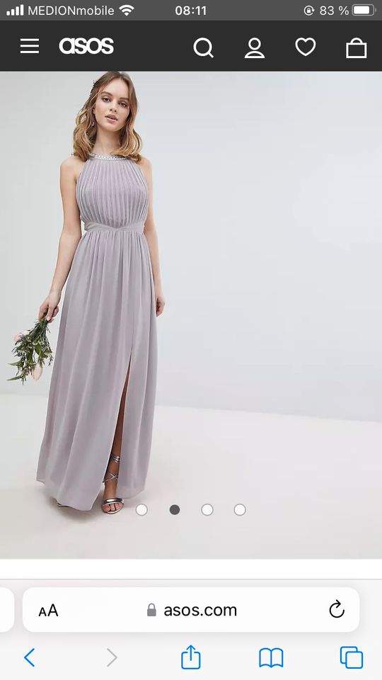 Asos Petite Abendkleid Brautjungfernkleid Hochzeitsgast 34 in Hamburg