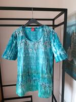 Olsen selection Shirt türkis Gr. 42 neu Baumwolle Niedersachsen - Wedemark Vorschau
