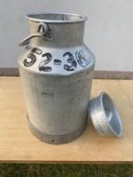 Milchkanne mit Deckel, DDR, ca. 20 L Fassungsvermögen Sachsen - Steinberg Vorschau