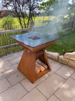 Feuerplatte Grillplatte Plancha Grill Holz BBQ Feuer Grillring Bayern - Petting Vorschau