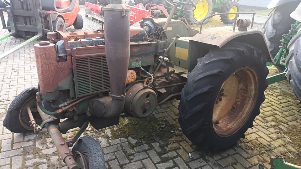 Vierzon S 204 Glühkopf Oldtimer Traktor Bulldog Lanz in Borken