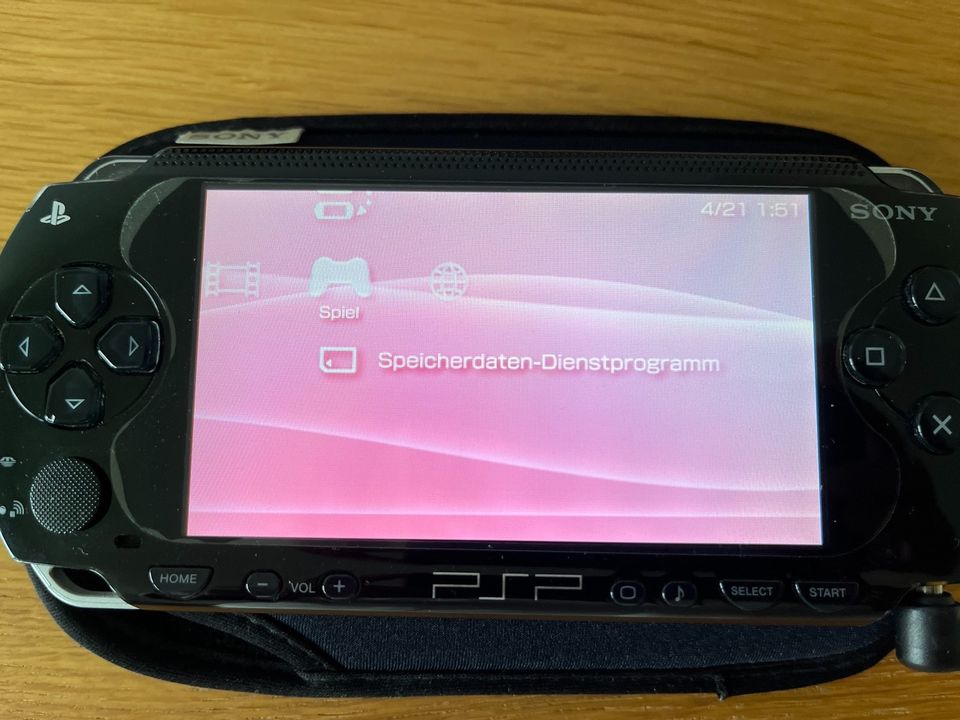 Sony PSP 1000 K Erstauflage Japan, OVP, Zubehör , Wie neu in Riegelsberg