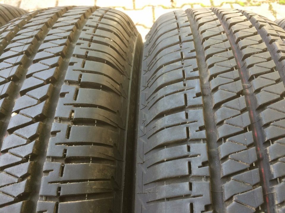 4 x Sommerreifen Bridgestone 195/80 R15 96S 4 x 8mm neuwertig in Klein-Winternheim