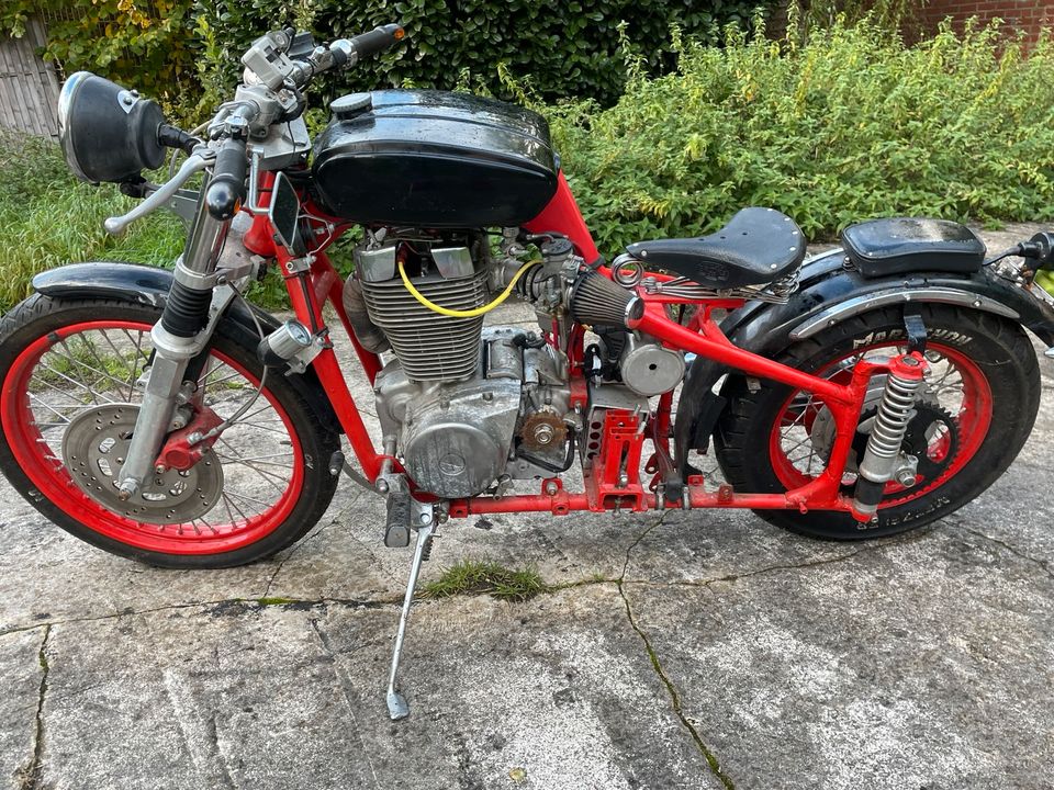 Custombike Projekt Gradwegfederrahmen aus 1955 in Bochum